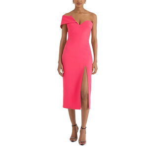 Safiyaa Women Opal Crepe Dress Dahlia Size 38 FR/6 US